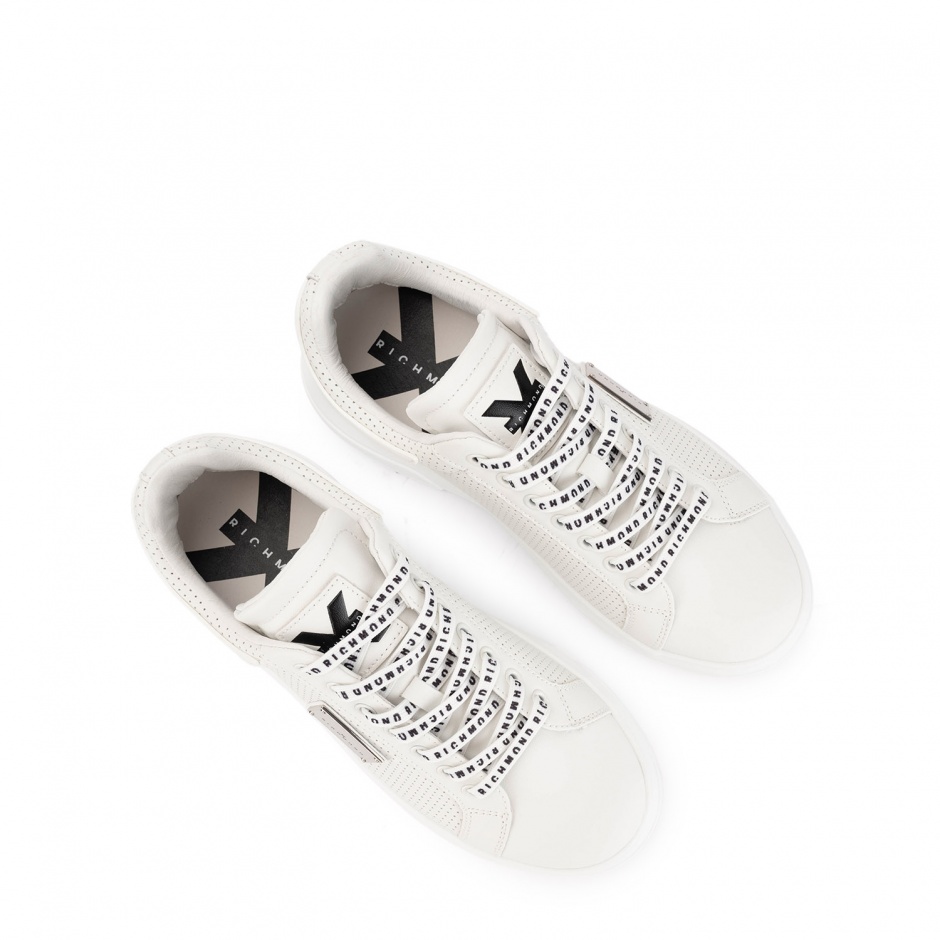 John Richmond Sneakers bărbați albi - vezi 3 - Pepina.ro John Richmond Sneakers bărbați albi - vezi 3