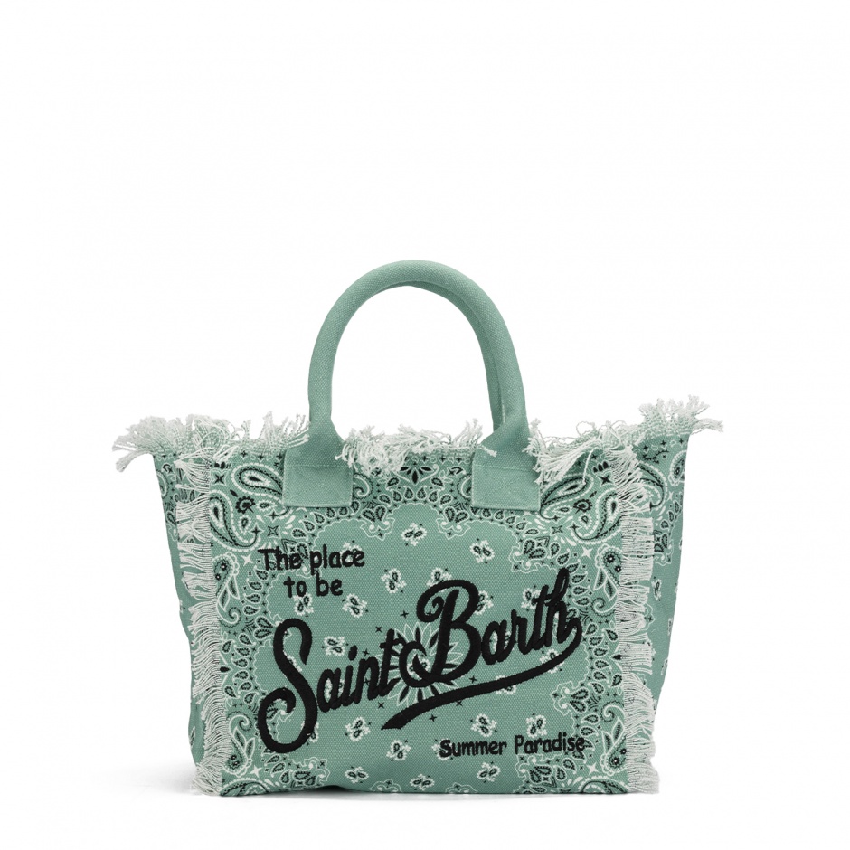 SAINT BARTH Geantă plajă verde - vezi 1