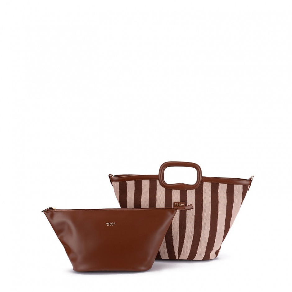 TOSCA BLU Geantă damă în dungi - vezi 3