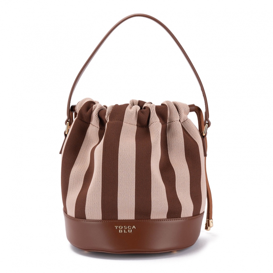 TOSCA BLU Geantă damă în dungi Pantelleria Bucket - vezi 2