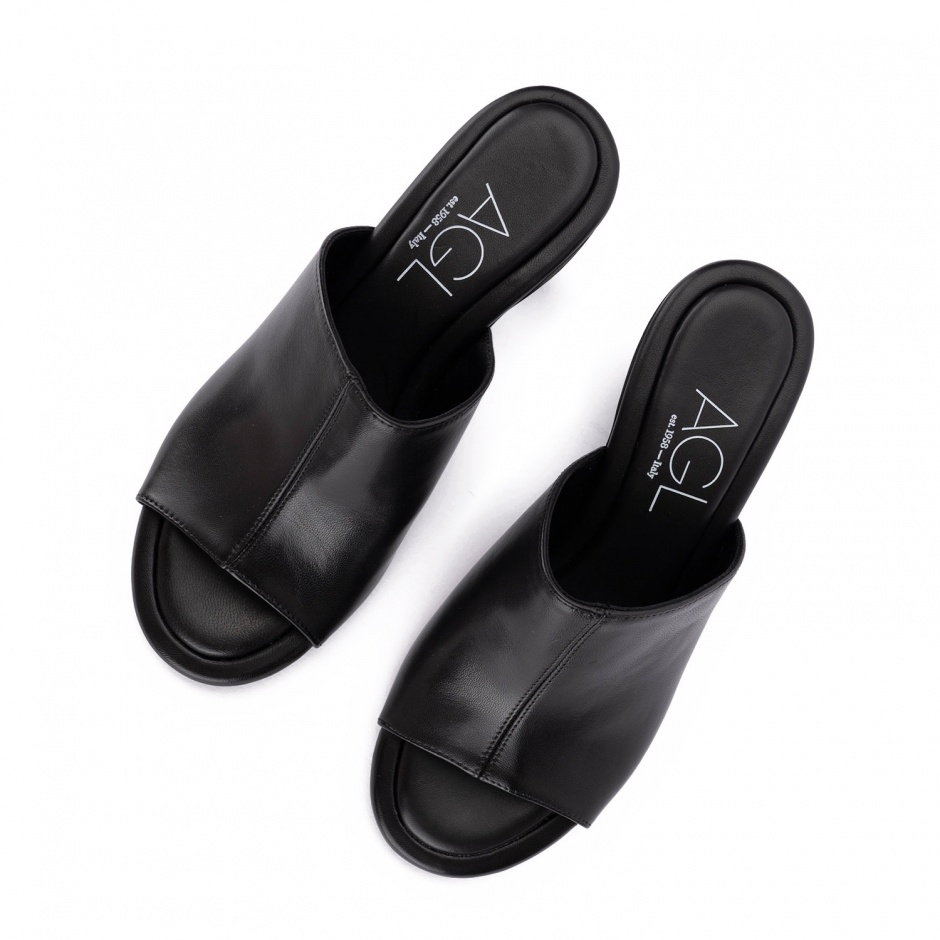 AGL Papuci damă negri - vezi 3