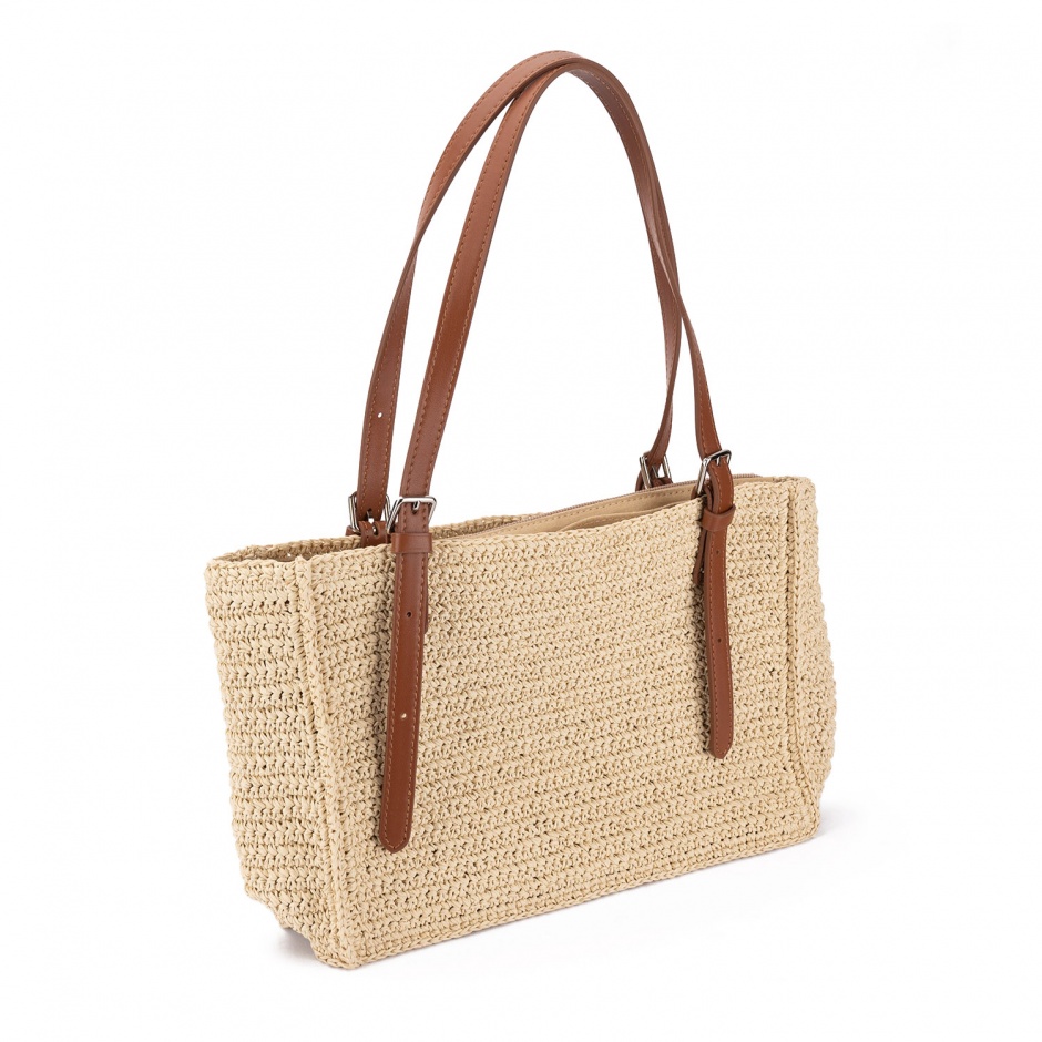 LANCASTER Geantă damă rafia - vezi 2
