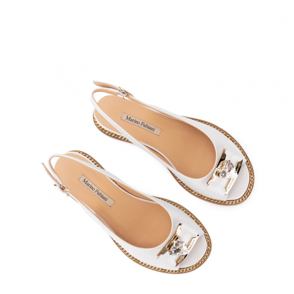 Marino Fabiani Sandale damă albe - vezi 3