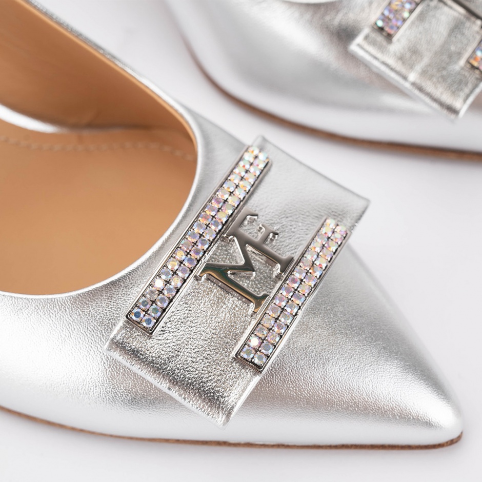 Marino Fabiani Pantofi damă argintii - vezi 3