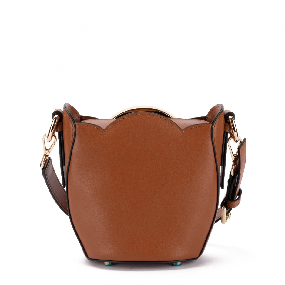 Cromia Geantă damă maro Melia bucket - vezi 3