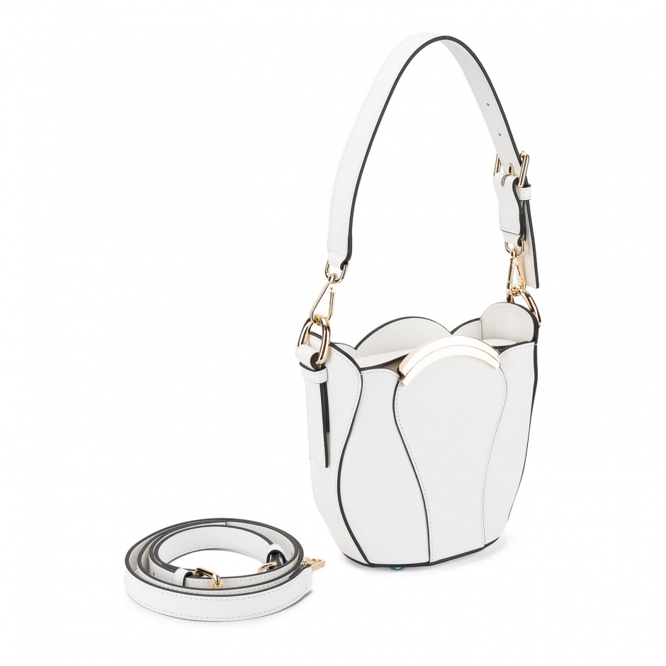 Cromia Geantă damă albă Melia Bucket - vezi 2