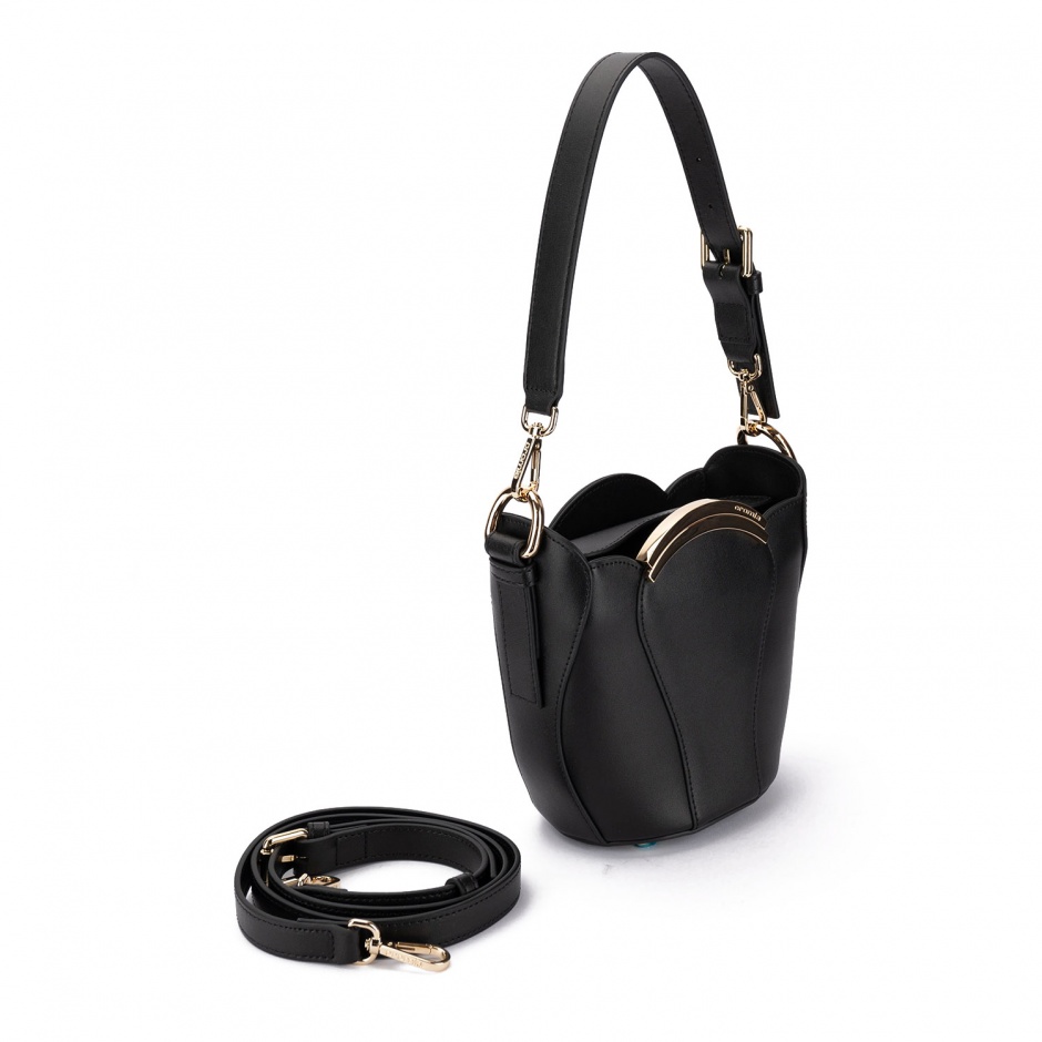 Cromia Geantă damă neagră Melia Bucket - vezi 2