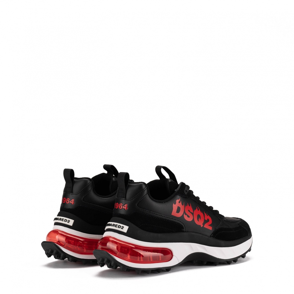 Dsquared2 Adidași negri bărbați - vezi 5
