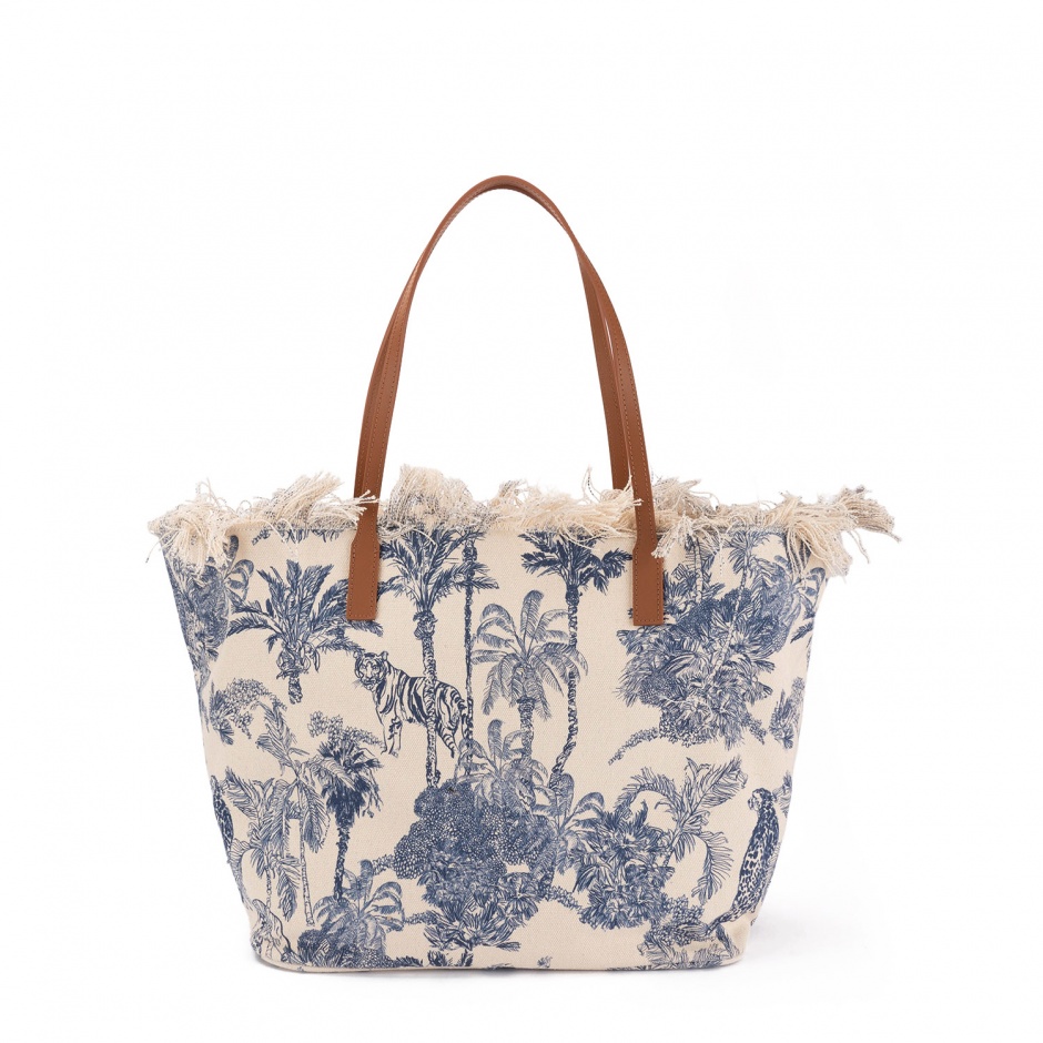 SAINT BARTH Geantă damă bleu City - vezi 3