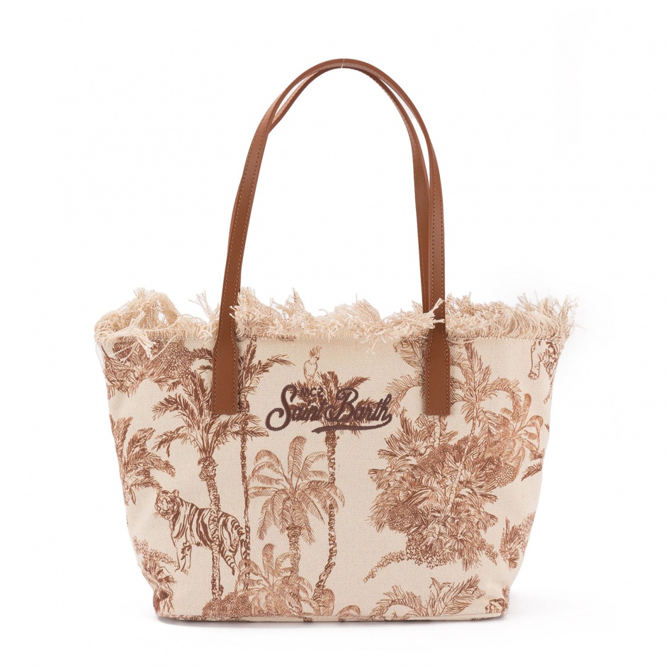 SAINT BARTH Geantă damă cu print City - vezi 1