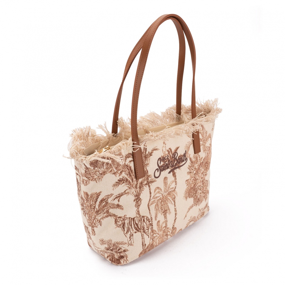 SAINT BARTH Geantă damă cu print City - vezi 2