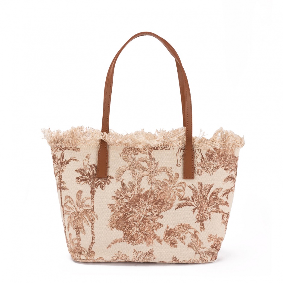 SAINT BARTH Geantă damă cu print City - vezi 3