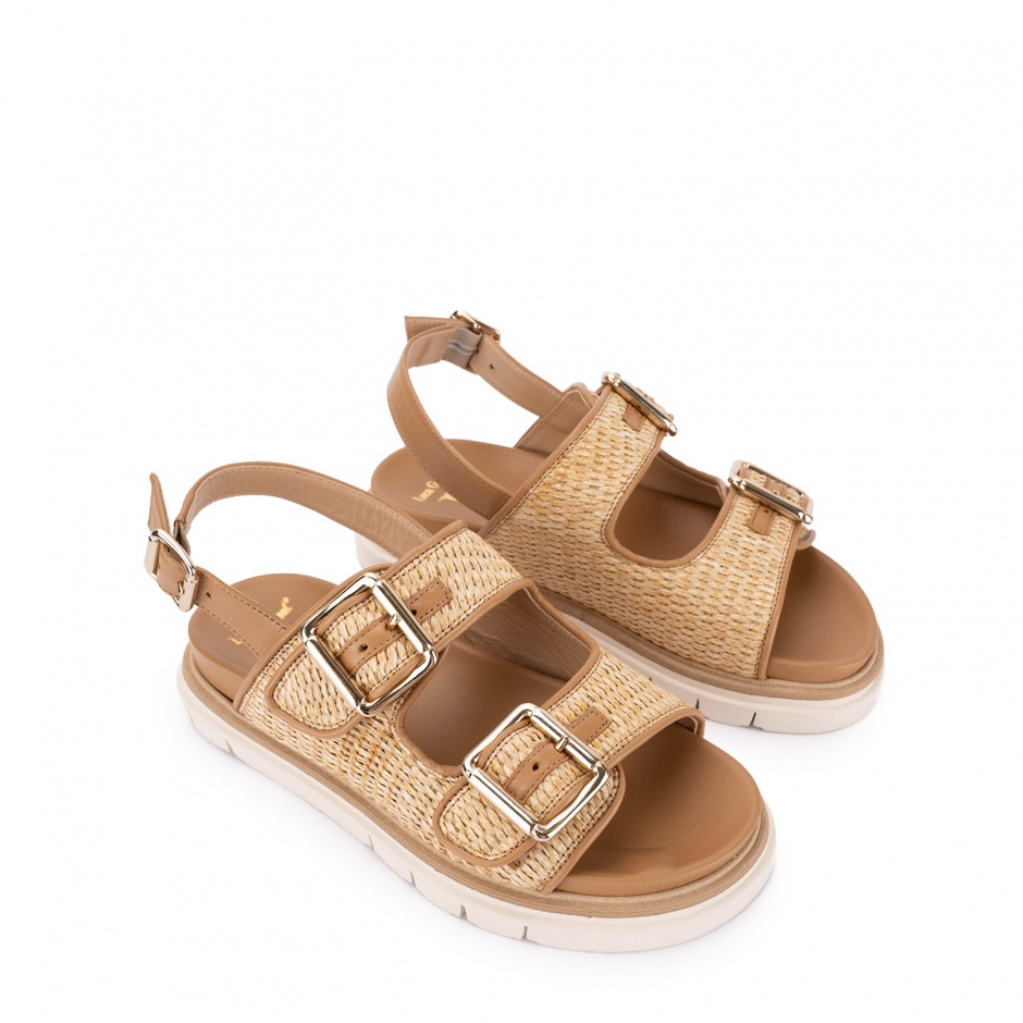 Luca Grossi Sandale damă bej - vezi 2