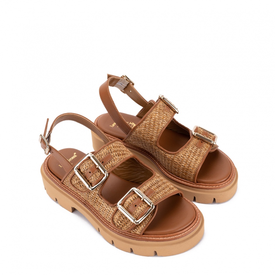 Luca Grossi Sandale damă bej - vezi 2