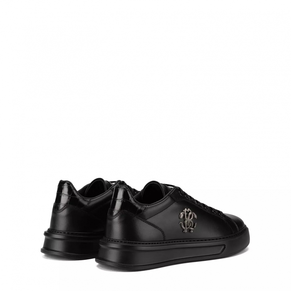 ROBERTO CAVALLI Pantofi sport negri bărbați - vezi 3