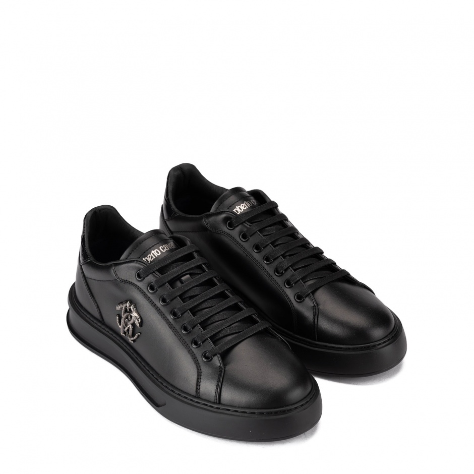 Roberto Cavalli Pantofi sport negri bărbați - vezi 3