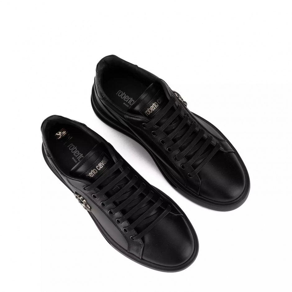 ROBERTO CAVALLI Pantofi sport negri bărbați - vezi 4