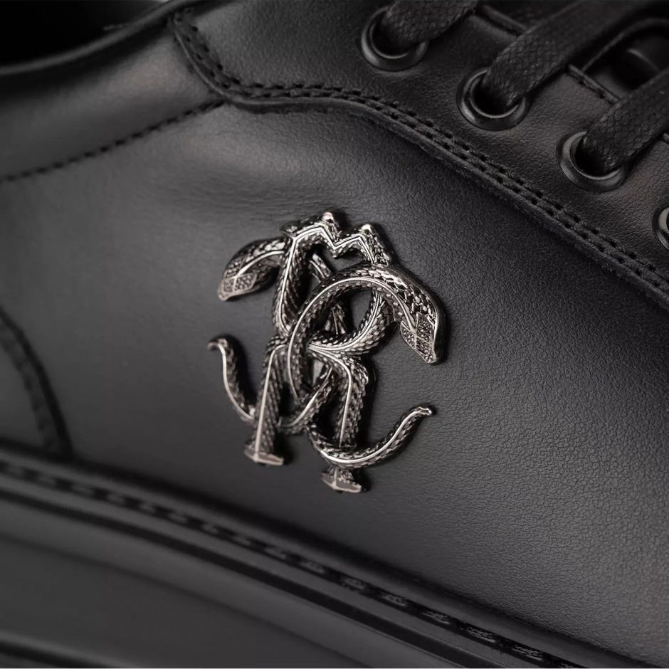 ROBERTO CAVALLI Pantofi sport negri bărbați - vezi 5