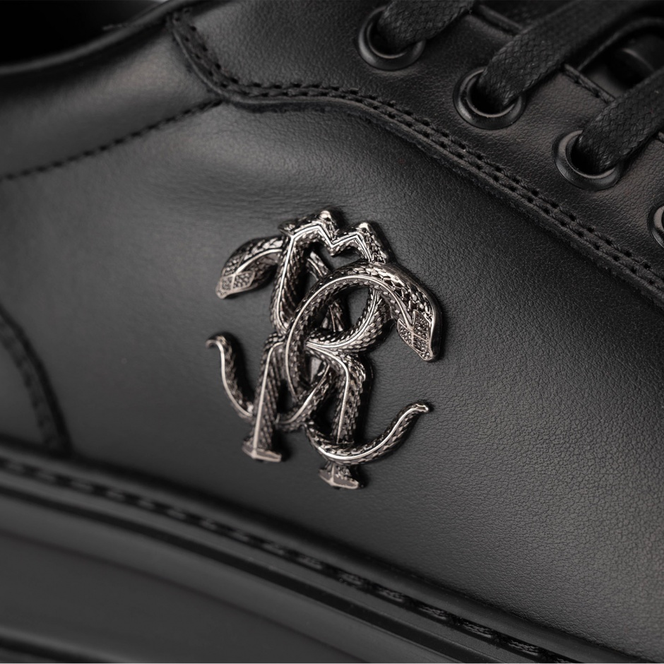 Roberto Cavalli Pantofi sport negri bărbați - vezi 4