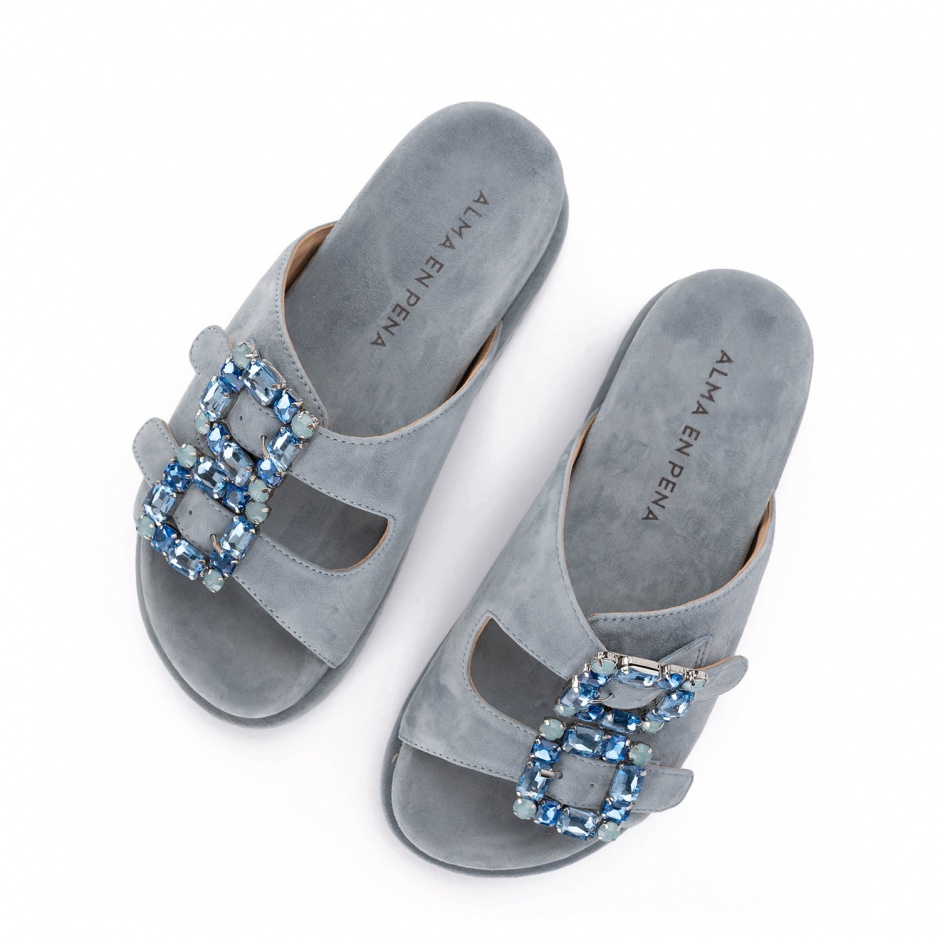 ALMA EN PENA Papuci damă albaștri - vezi 2