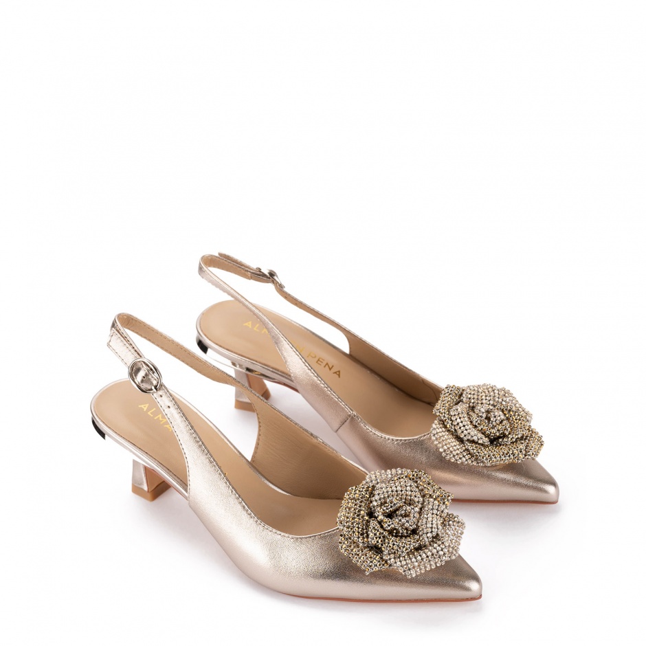 ALMA EN PENA Pantofi damă cu floare - vezi 2