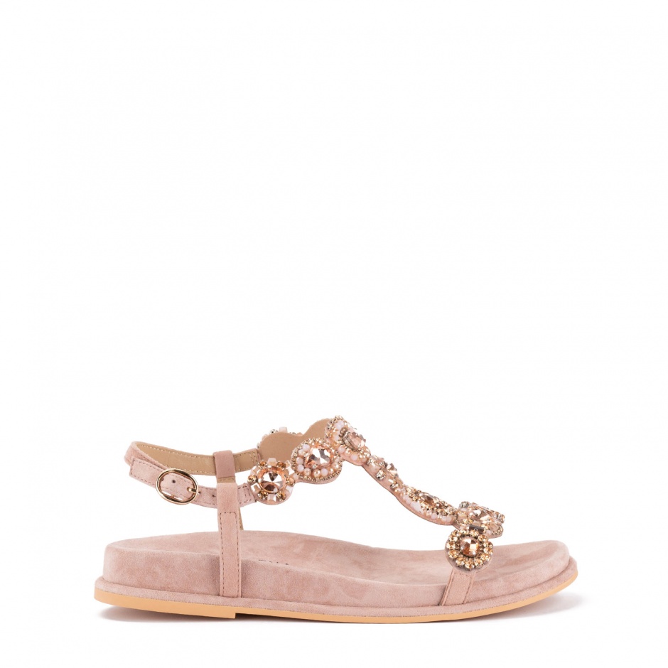 ALMA EN PENA Sandale damă roz cu strasuri - vezi 1