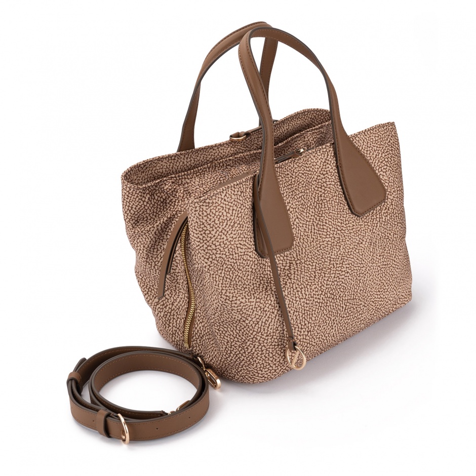 BORBONESE Geantă damă bej Vis a Vis - vezi 2