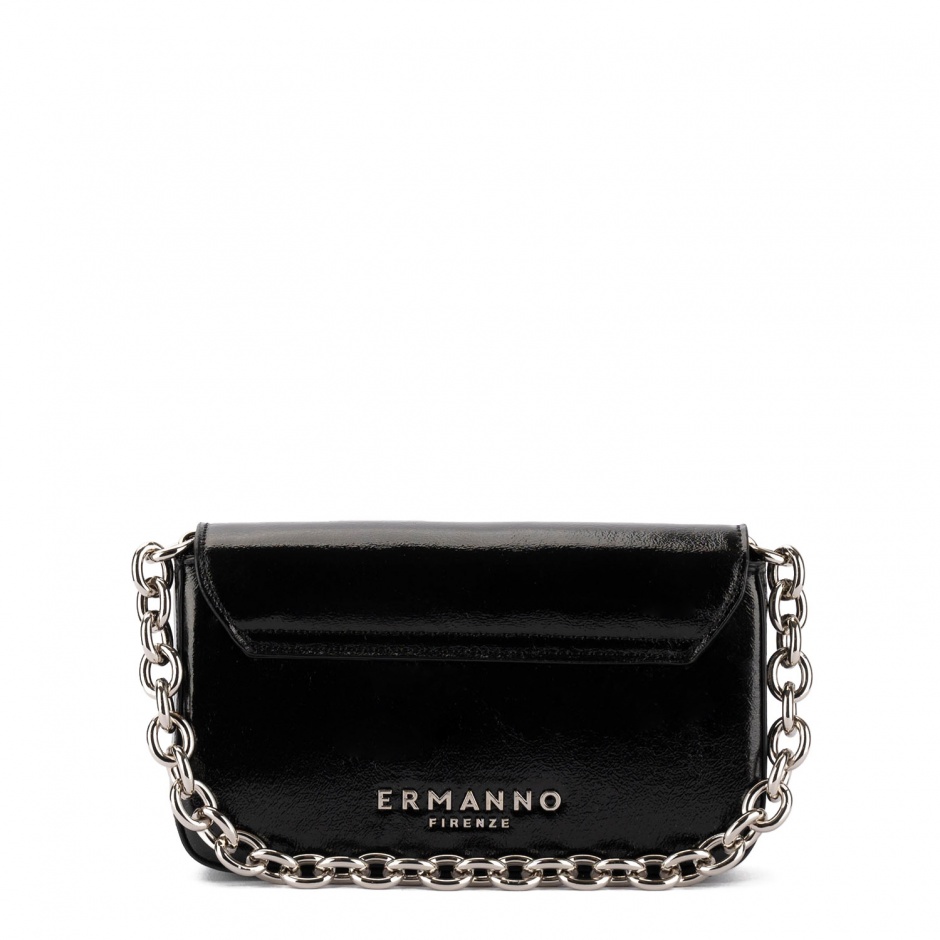 ERMANNO FIRENZE Geantă damă neagră Agnes Metallic - vezi 3