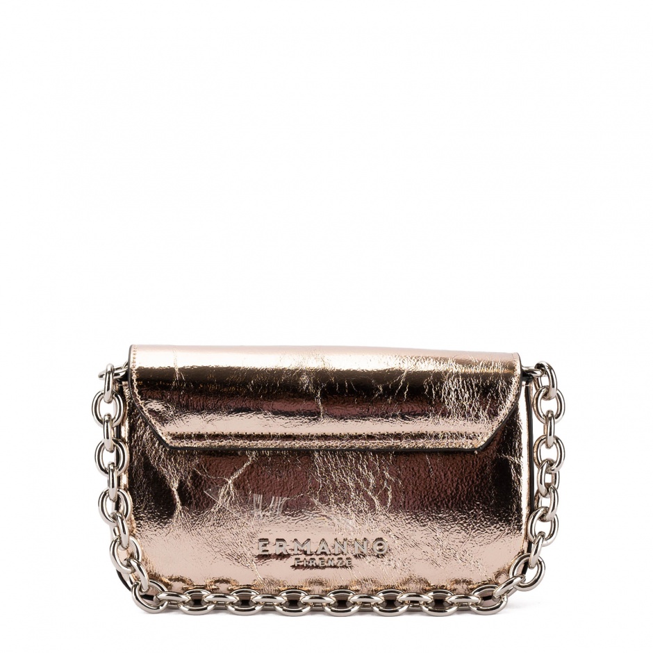 ERMANNO FIRENZE Geantă damă aurie Agnes Metallic - vezi 3
