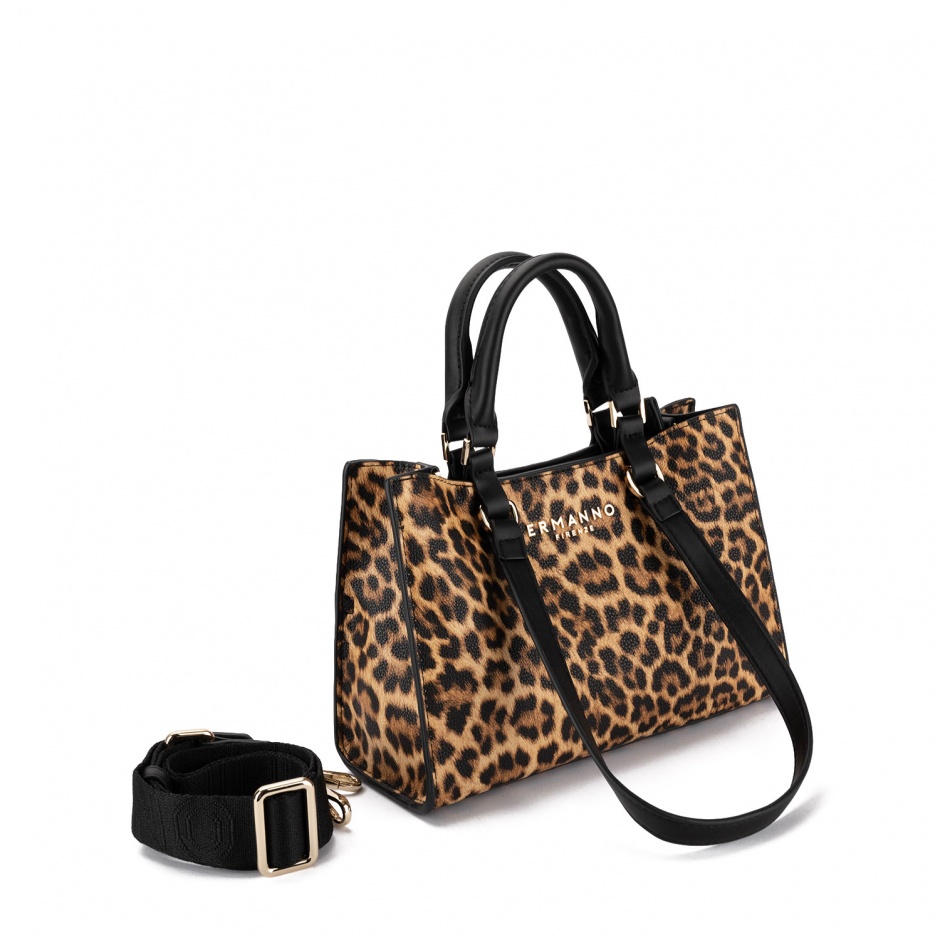 ERMANNO FIRENZE Geantă damă leopard Alessandra - vezi 2