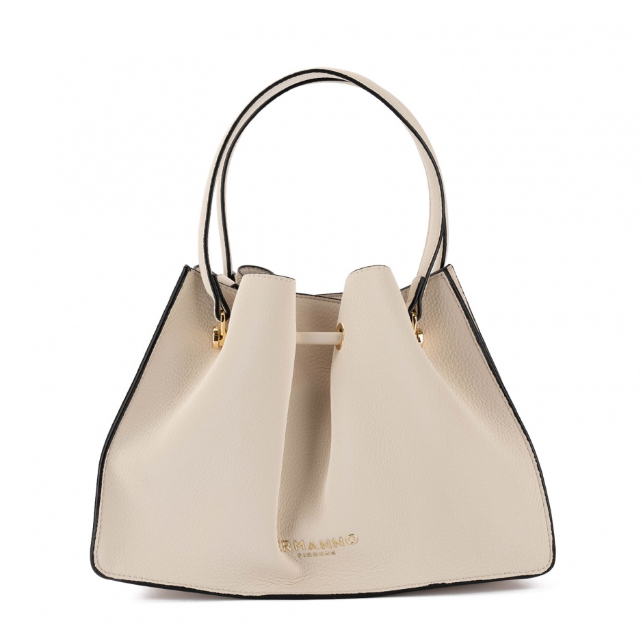 ERMANNO FIRENZE Geantă damă fildeș Agnes - vezi 3