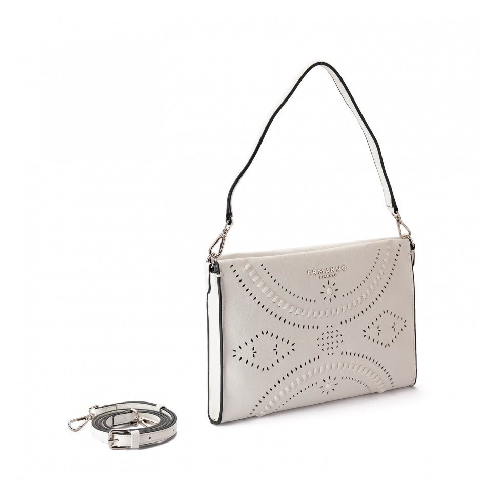 ERMANNO FIRENZE Geantă damă albă Angelina - vezi 2