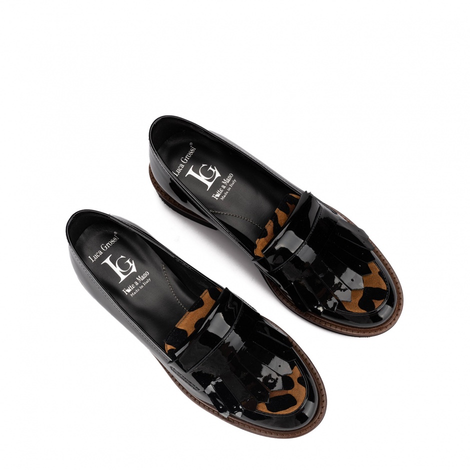 Luca Grossi Mocasini de damă cu imprimeu leopard - vezi 3