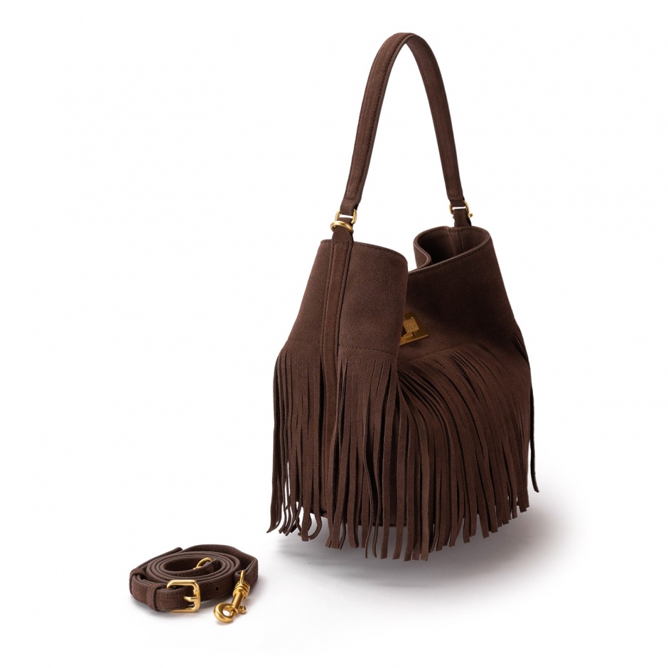 ERMANNO FIRENZE Geantă damă maro Azalea - vezi 2