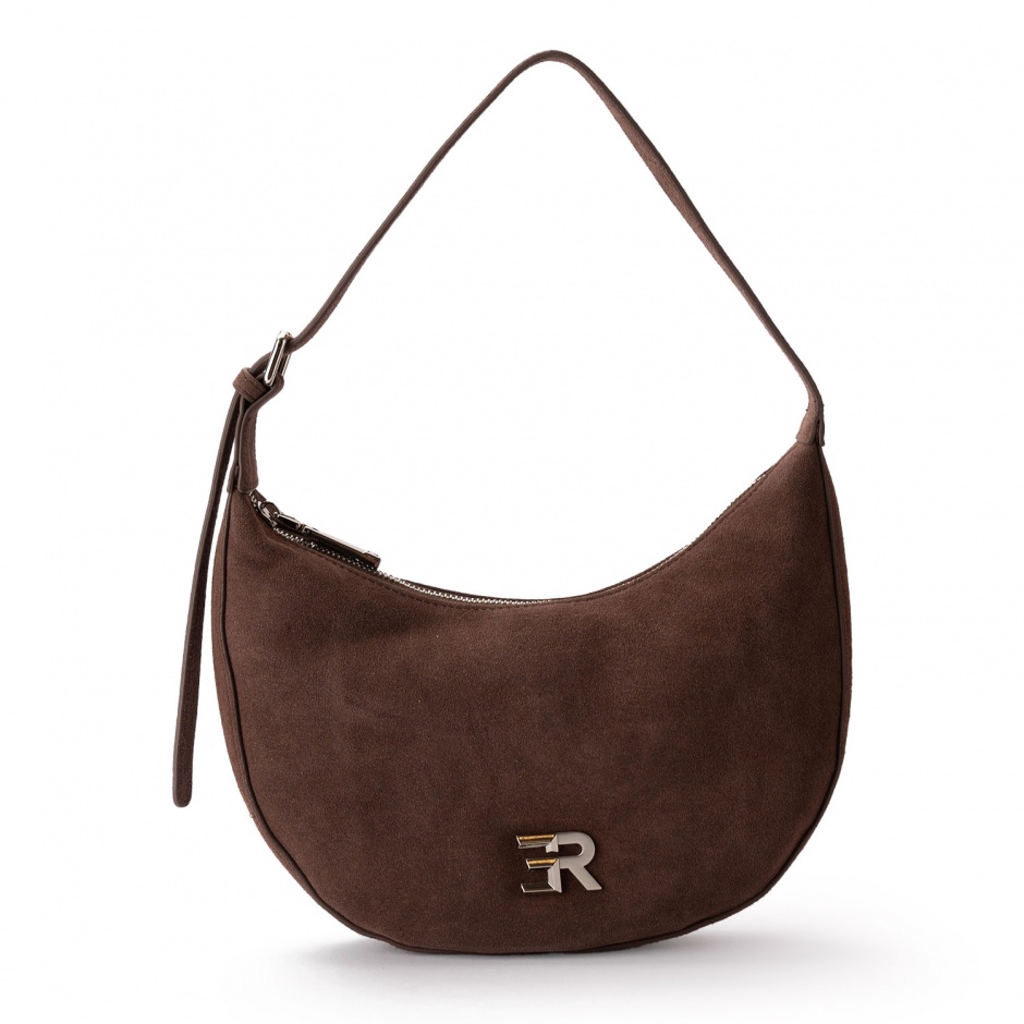 ERMANNO FIRENZE Geantă damă maro Astrid Suede - vezi 1