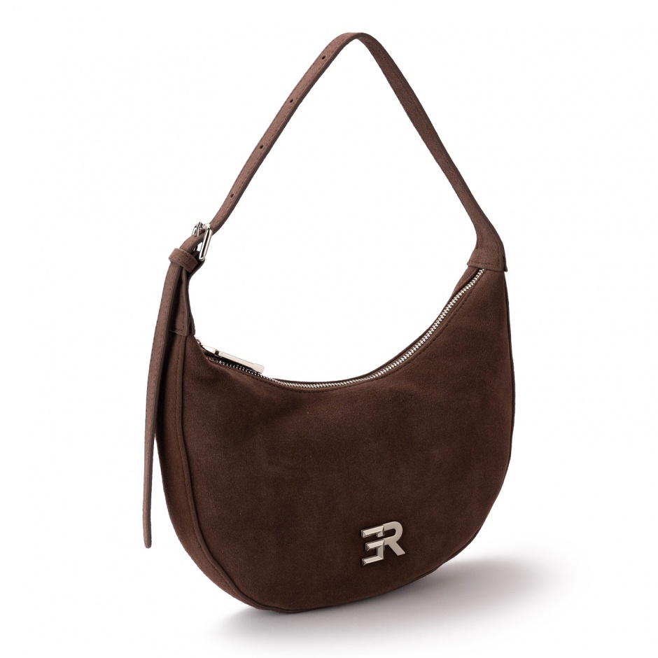 ERMANNO FIRENZE Geantă damă maro Astrid Suede - vezi 2