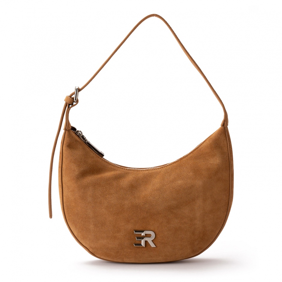 ERMANNO FIRENZE Geantă damă maro Astrid Suede - vezi 1