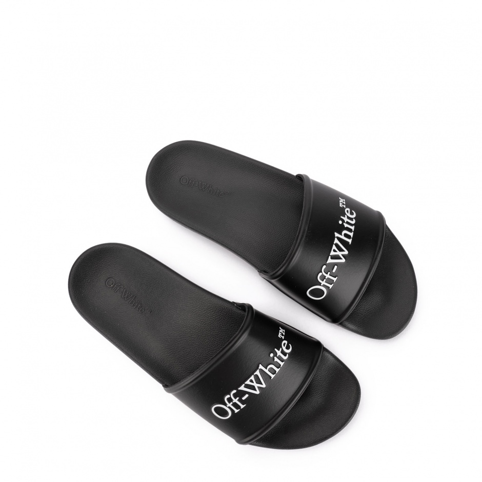 OFF-WHITE Papuci bărbați negri - vezi 2