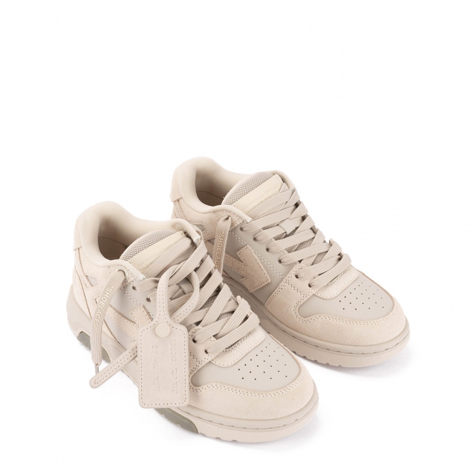OFF-WHITE Sneakers damă bej Out Of Office - vezi 2