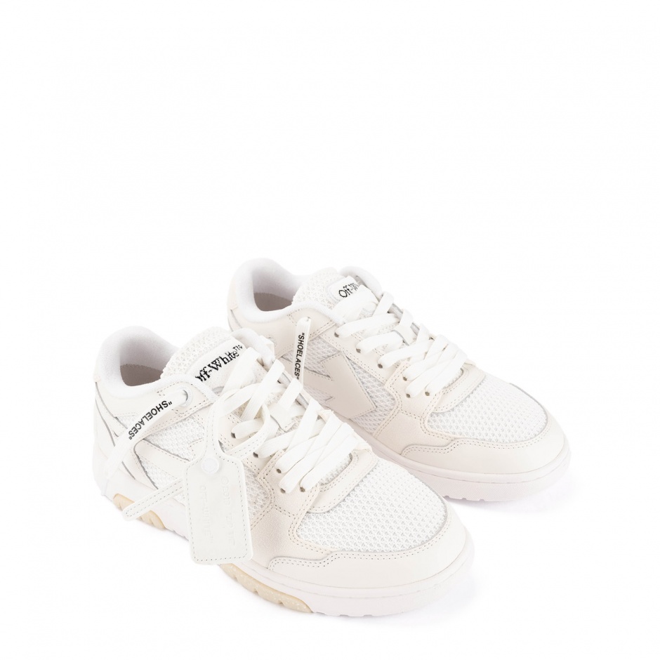 OFF-WHITE Sneakers damă bej Out Of Office - vezi 2