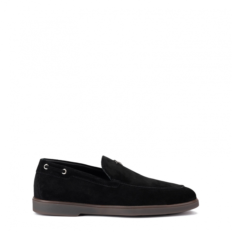 Giuseppe Zanotti Mocasini negre bărbați Berth - vezi 1