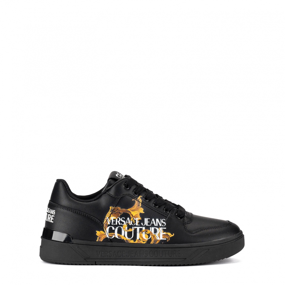 VERSACE JEANS Adidași negri bărbați - vezi 1