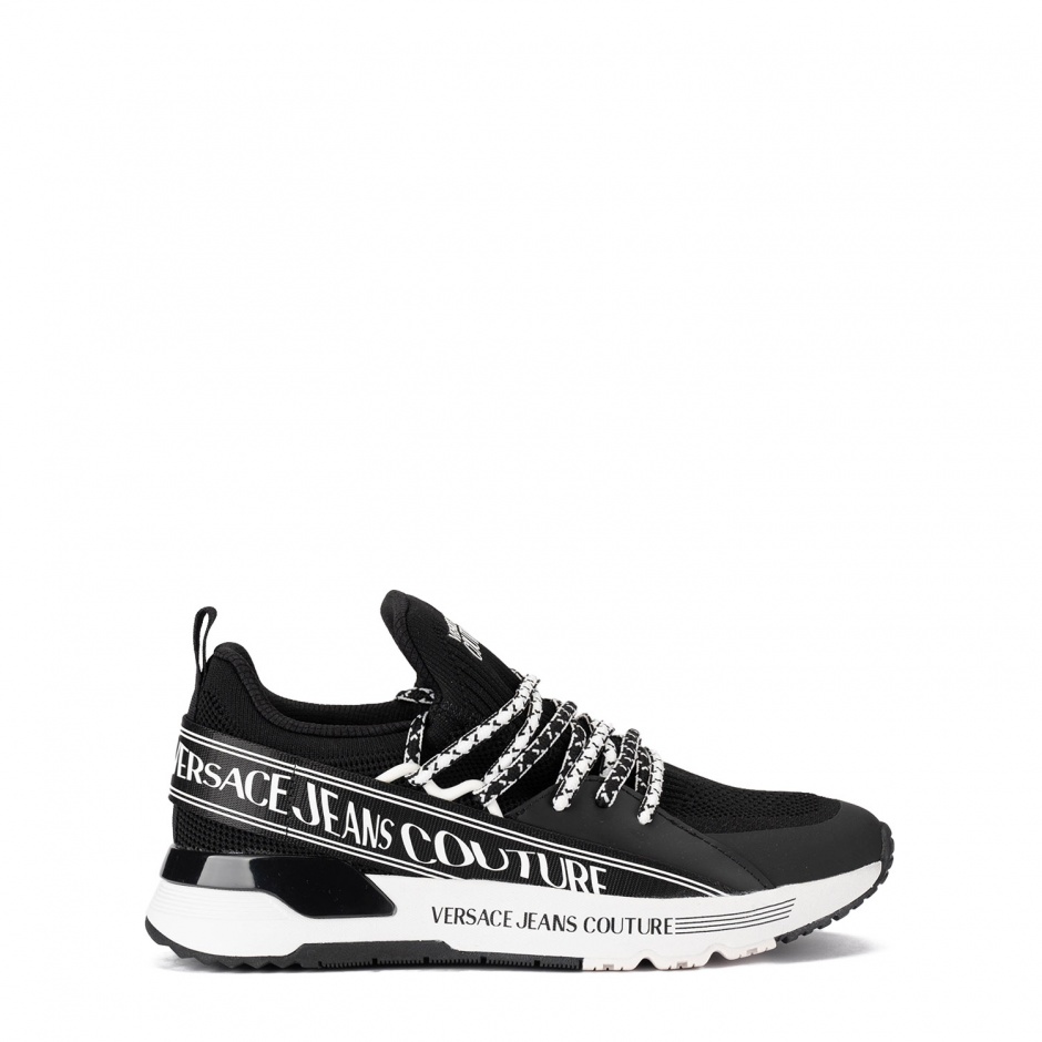 VERSACE JEANS Adidași negri bărbați - vezi 1