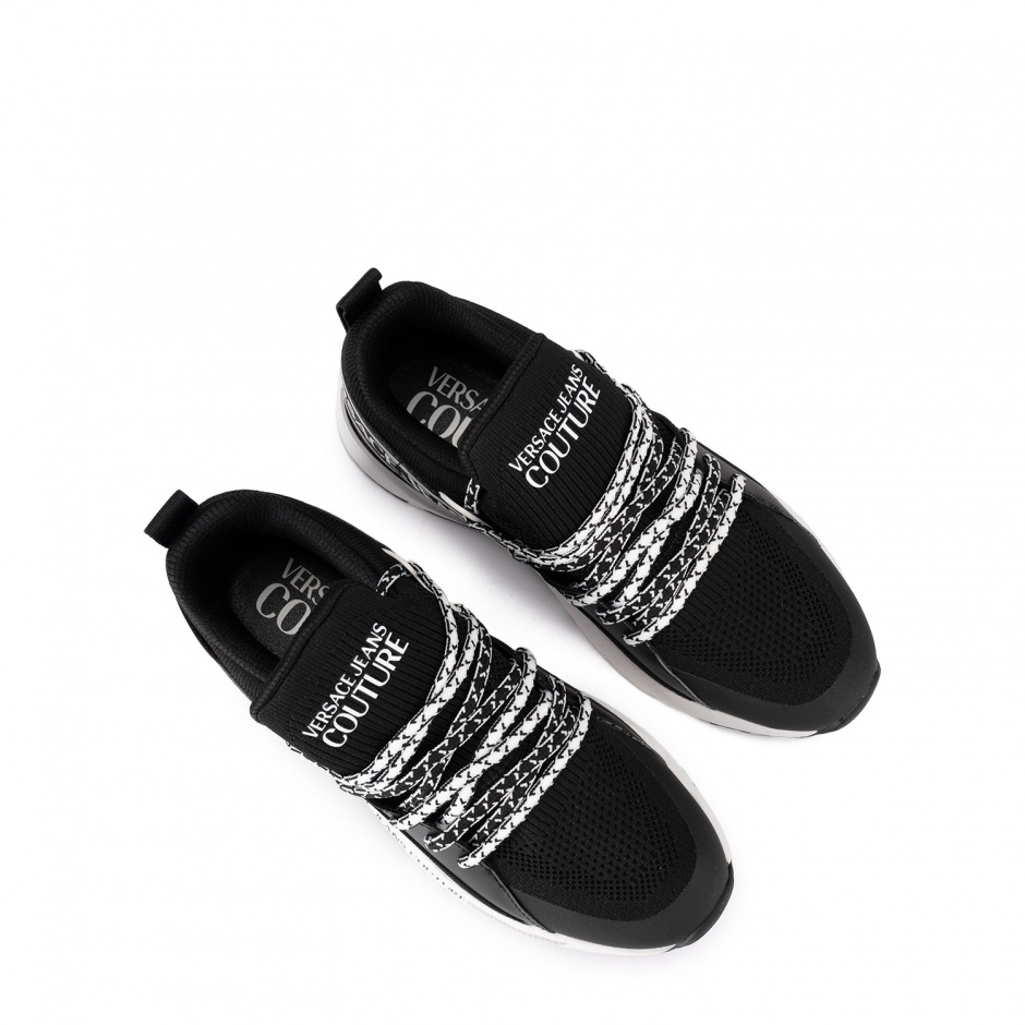 VERSACE JEANS Adidași negri bărbați - vezi 3