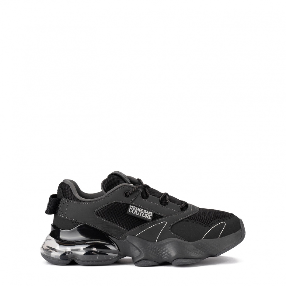 VERSACE JEANS Adidași negri bărbați - vezi 1