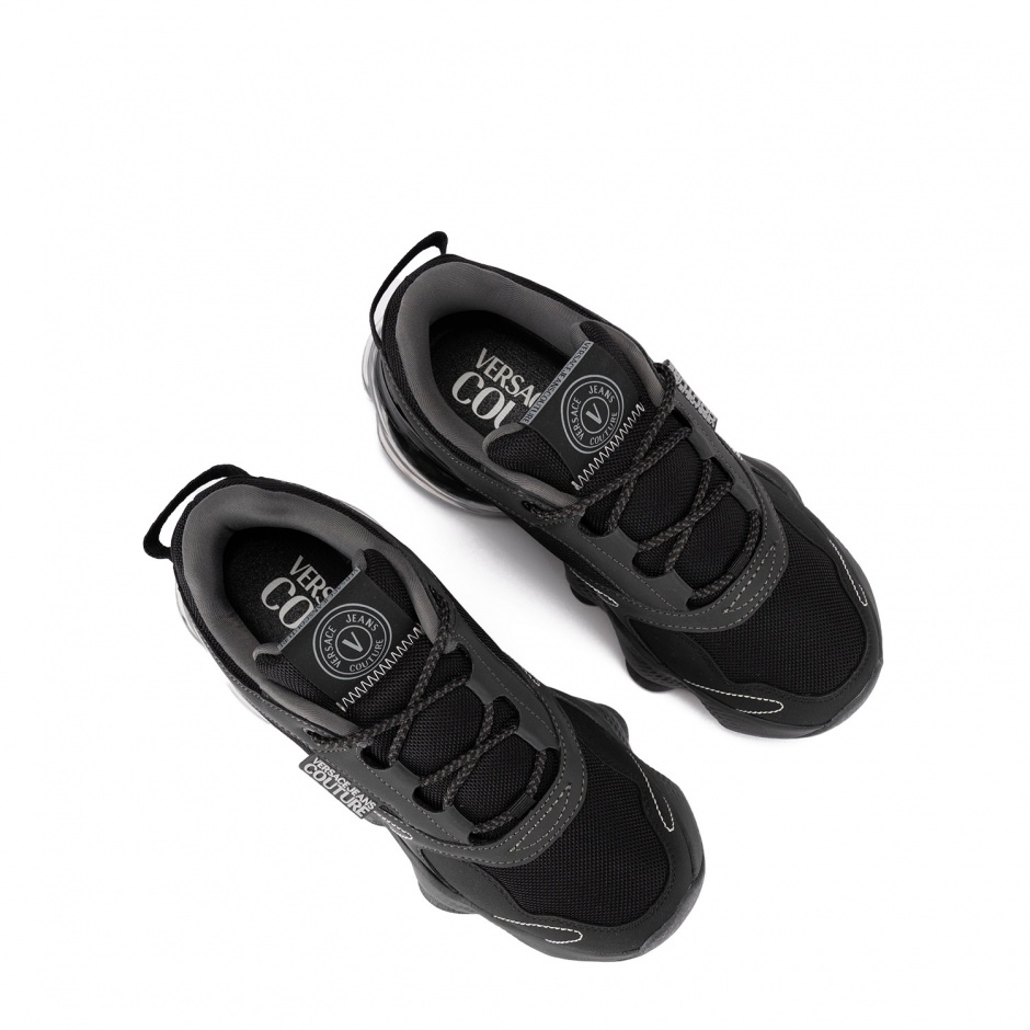 VERSACE JEANS Adidași negri bărbați - vezi 3