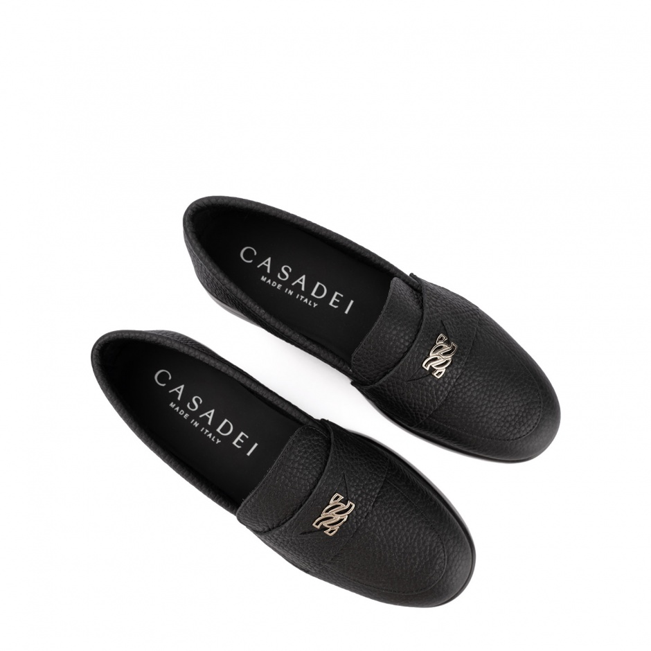 CASADEI Mocasini damă negri Passage C-Chain - vezi 3 - Pepina.ro CASADEI Mocasini damă negri Passage C-Chain - vezi 3