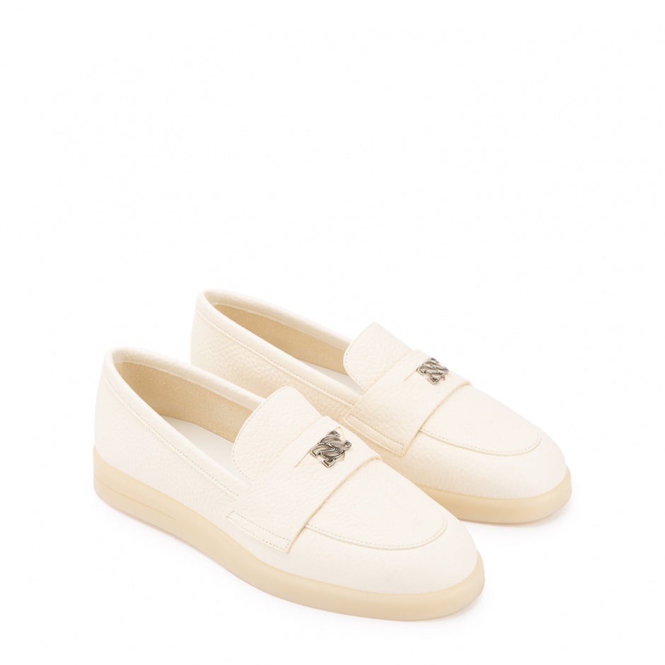 CASADEI Mocasini damă albi Passage C-Chain - vezi 2