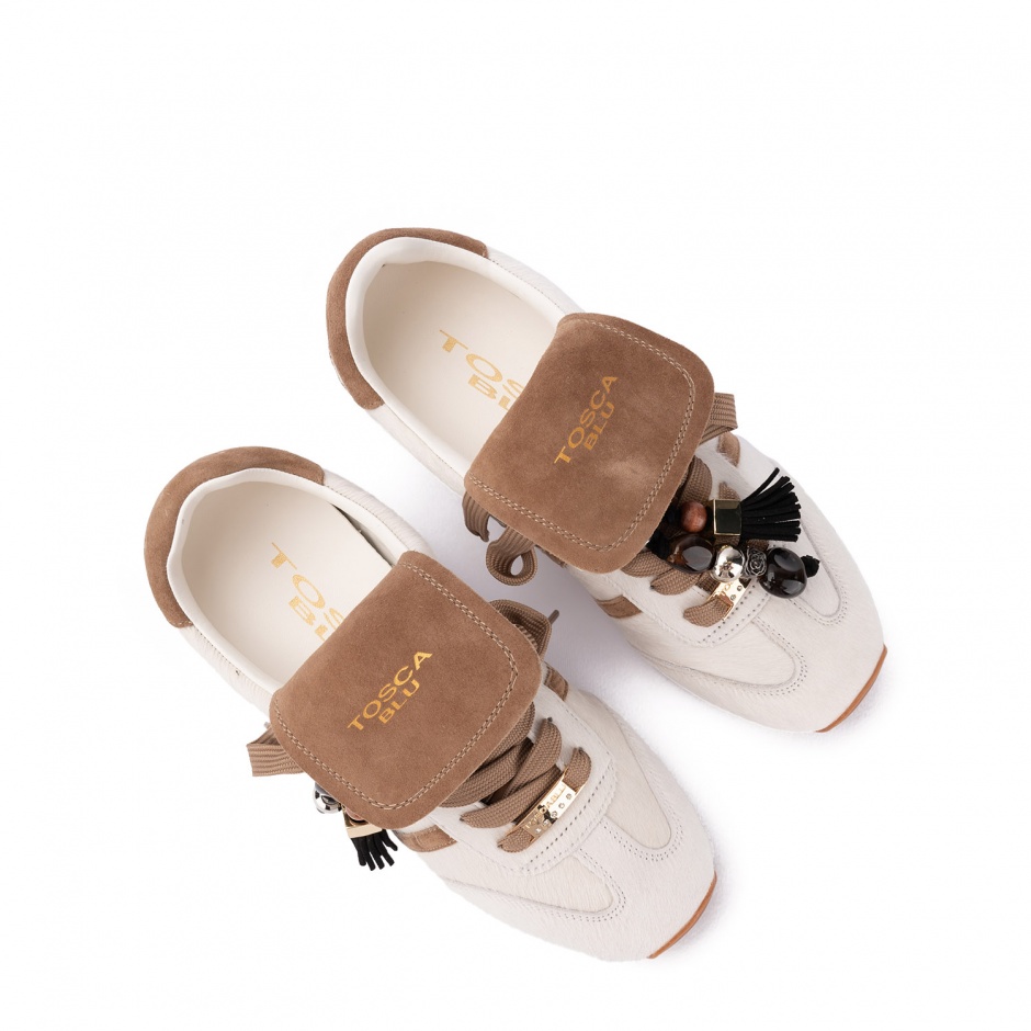 TOSCA BLU Sneakers damă albi - vezi 3 - Pepina.ro TOSCA BLU Sneakers damă albi - vezi 3
