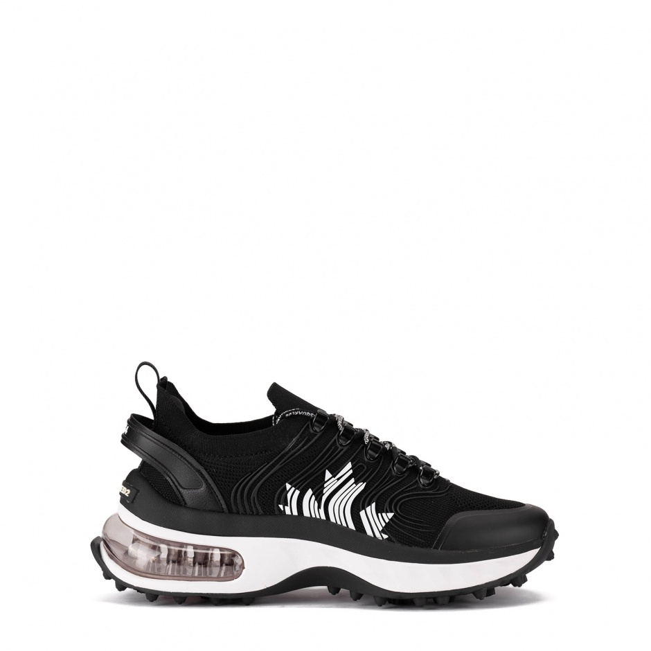 Dsquared2 Adidași negri bărbați Bubble - vezi 1